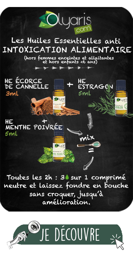 Intoxication Alimentaire: Pack Toxalis aux Huiles Essentielles par Olyaris